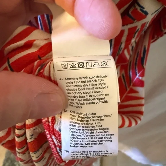 Cupshe Tropical Red and White Maxi Dress - Picture 7 of 11